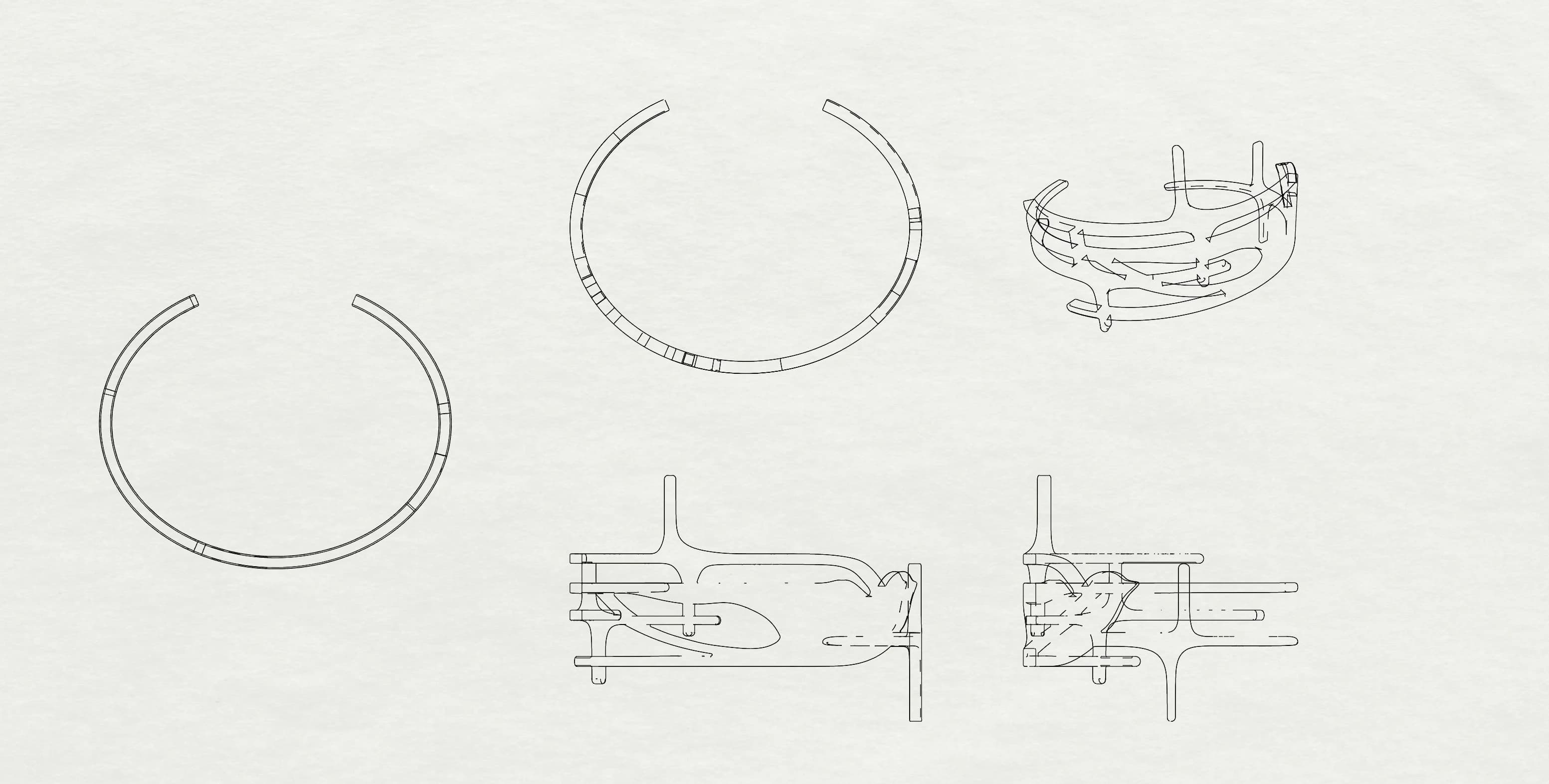 Swallow Arc Bracelet image 2