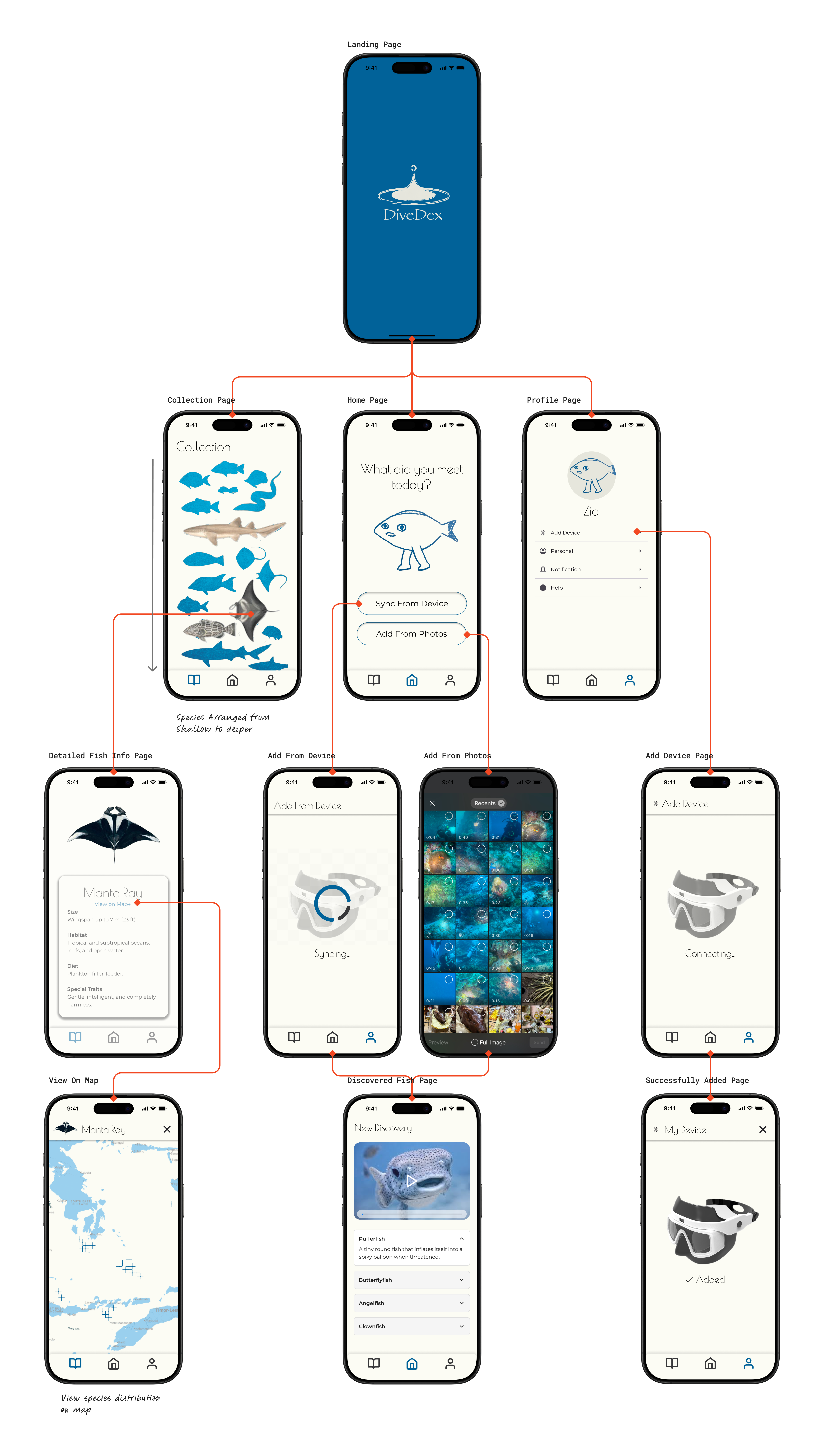 UI Design of the Phone App
