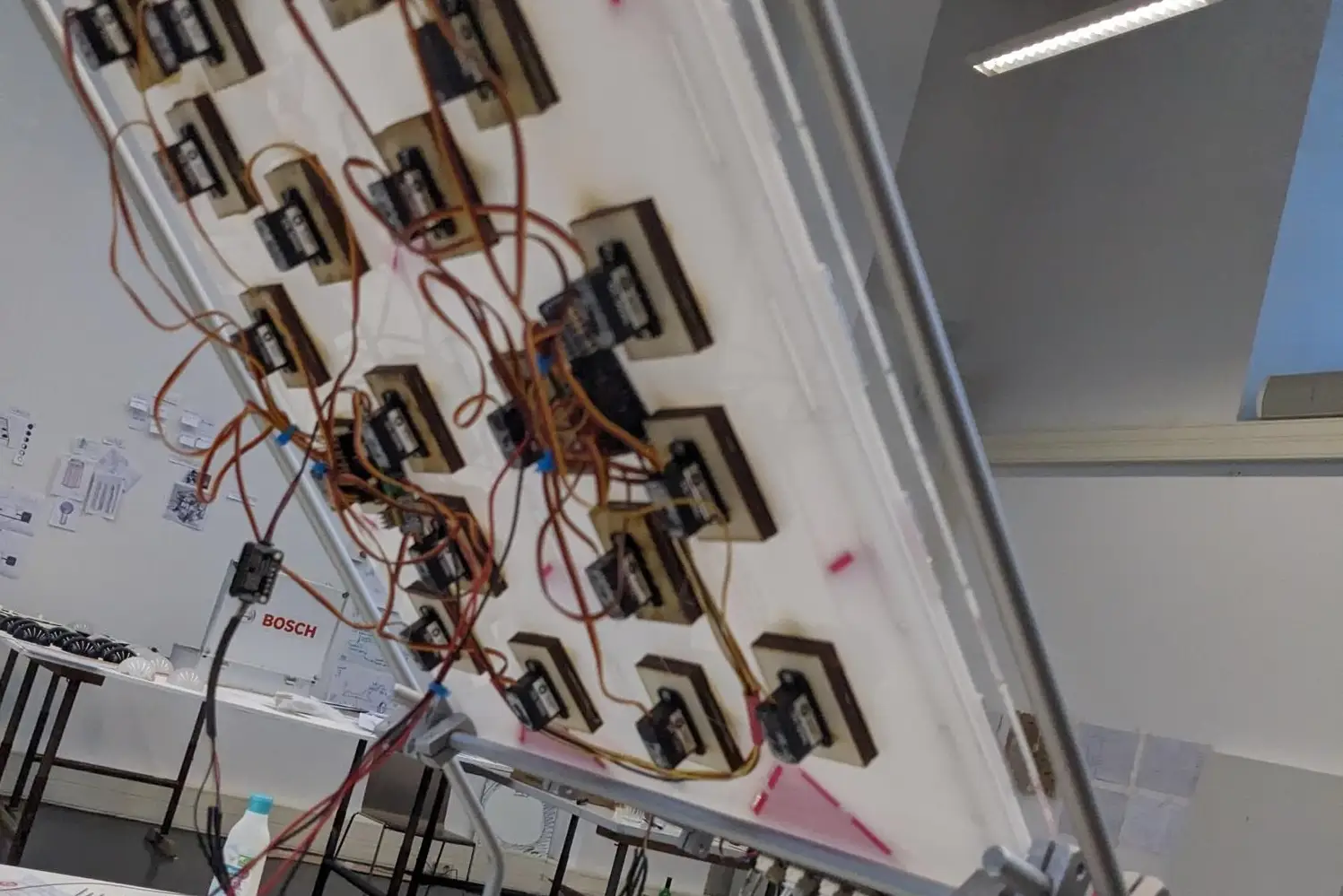 assembling servo motors